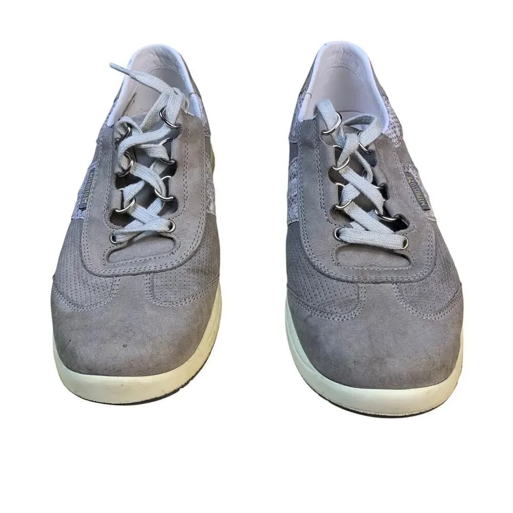 Mephisto Runoff Taupe Snakeskin Airjet Running Sneakers Size 6.5